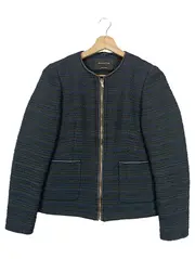 Vorschaubild 1 von Damen Blazer Gr. 34/2 Blau Elegant Klassisch Reißverschluss