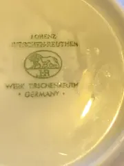 Vorschaubild 3 von Untertasse Weinlaub Grün Porzellan Weiß 11 cm