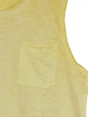 Vorschaubild 3 von Herren Unterhemd Tank Top M Gelb Casual Baumwolle