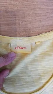 Vorschaubild 4 von Herren Unterhemd Tank Top M Gelb Casual Baumwolle