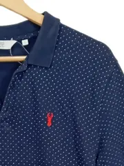 Vorschaubild 3 von Herren Poloshirt Blau Punkte Gr. 40/XXS Casual