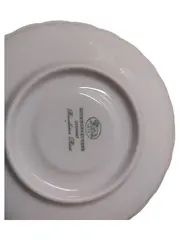 Vorschaubild 2 von Unterteller Porcelaine Rose 14 cm Weiß Blumenmuster
