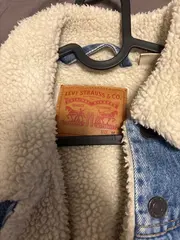 Vorschaubild 5 von Sherpa Trucker Jeansjacke Herren Blau Baumwolle Gr. 38 M