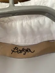 Vorschaubild 5 von Damen Bluse Weiß Gr. M Stickerei Zierknöpfe Langarm