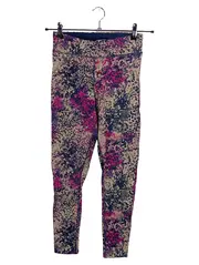 Vorschaubild 1 von Damen Sport Leggings M Mehrfarbig Abstrakt Baumwolle Fitness