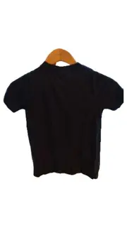 Vorschaubild 2 von T-Shirt Mädchen Gr. 152 Schwarz Blumenmuster Casual