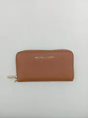 Vorschaubild 2 von Geldbörse Damen Braun Elegant Zip-Around Portemonnaie