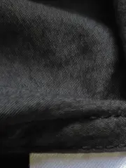 Vorschaubild 3 von Herren Business Hemd Gr. 46/S Schwarz Langarm Baumwolle Punkte