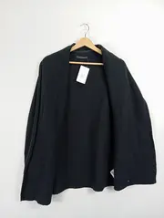 Vorschaubild 2 von Strickjacke Damen Gr. 34/XS Schwarz Casual Wolle