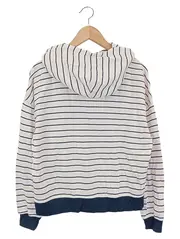 Vorschaubild 2 von MARC O POLO Damen Kapuzenpullover Gr. 36/S Weiß Gestreift Casual