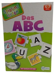 Vorschaubild 1 von SPIELEND LERNEN Das ABC Lernspiel Puzzle ab 4 Jahre Mehrfarbig Pappe