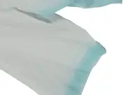 Vorschaubild 6 von Damen T-Shirt Gr. 38 M Weiß Reißverschluss Farbverlauf Casual