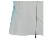 Vorschaubild 7 von Damen T-Shirt Gr. 38 M Weiß Reißverschluss Farbverlauf Casual