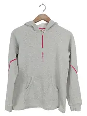 Vorschaubild 1 von Kinder Kapuzenpullover Hoodie Grau Gr. 158 Melierter Baumwolle Freizeit