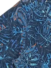 Vorschaubild 3 von Kinder T-Shirt Kurzarm Blau Florales Muster Logo Print Gr. 128 140