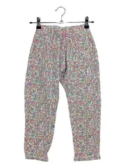 Vorschaubild 1 von Mädchen Stoffhose Blumenmuster Gr. 5-6 Jahre Freizeit Baumwolle