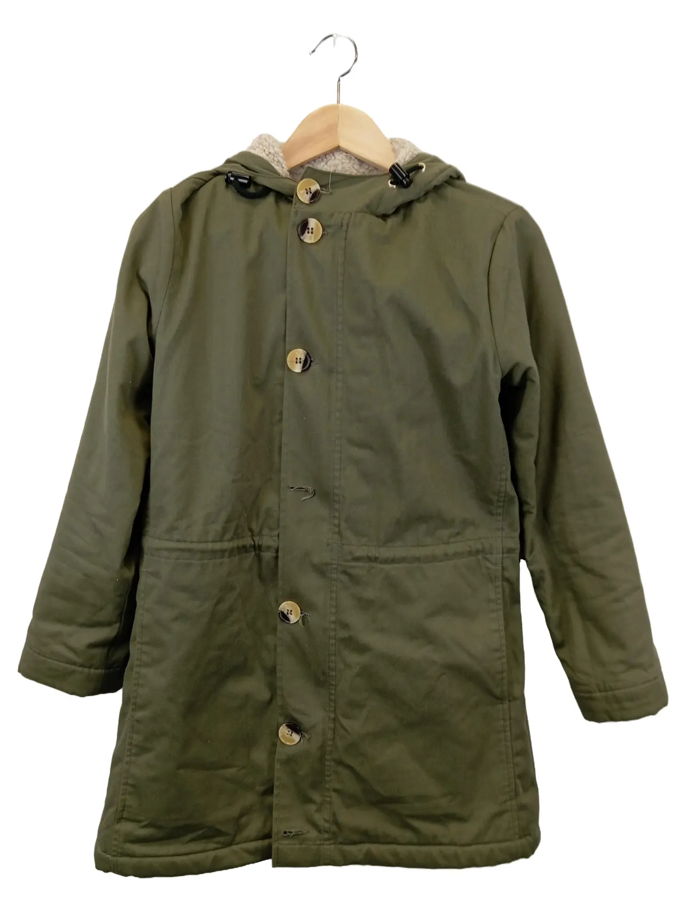 AMERICAN APPAREL Damen Parka Grün Gr. 32/34 (XXS/XS) Casual Winterjacke