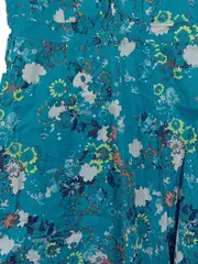Vorschaubild 4 von Damen Sommerkleid mit Blumenmuster Gr. 36 Türkis Casual