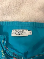 Vorschaubild 5 von Damen Sommerkleid mit Blumenmuster Gr. 36 Türkis Casual