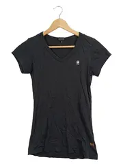 Vorschaubild 1 von Damen T-Shirt Schwarz Logo Print Baumwolle Gr. XS Kurzarm