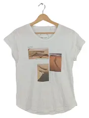 Vorschaubild 1 von TAIFUN Damen T-Shirt Weiß Einheitsgröße Casual Wüstenmotiv Kurzarm
