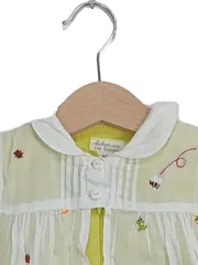 Vorschaubild 2 von Baby Mädchen Set Gr. 60 Gelb mit Stickerei Tiermotive Baumwolle