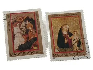 MAGYAR POSTA Briefmarke