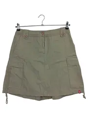 Vorschaubild 1 von Damen Cargo Rock Hosenrock Gr. 36/S Oliv Baumwolle