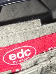 Vorschaubild 5 von Damen Cargo Rock Hosenrock Gr. 36/S Oliv Baumwolle