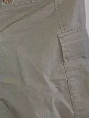 Vorschaubild 3 von Damen Cargo Rock Hosenrock Gr. 36/S Oliv Baumwolle