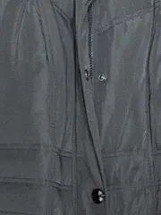 Vorschaubild 5 von Damen Steppjacke Grau Gr. 46 Casual Freizeit Polyester Gesteppt