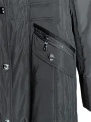 Vorschaubild 4 von Damen Steppjacke Grau Gr. 46 Casual Freizeit Polyester Gesteppt