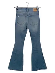 Vorschaubild 2 von Damen High Waist Jeans W26/34/XS Flare Blau Destroyed