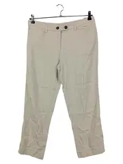 Vorschaubild 1 von Stoffhose Damen Gr. 36 Beige Baumwolle Chino Hose