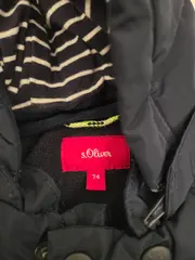 Vorschaubild 3 von Baby Steppjacke Gr. 74 Jungen Winterjacke Blau Kapuze Explorer