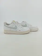 Vorschaubild 2 von Air Force 1 Damen Sneaker Weiß Gr. 40 Leder Low Sportschuhe Mint Gold