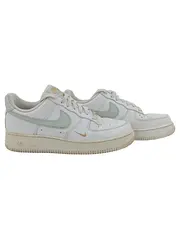 Vorschaubild 1 von Air Force 1 Damen Sneaker Weiß Gr. 40 Leder Low Sportschuhe Mint Gold