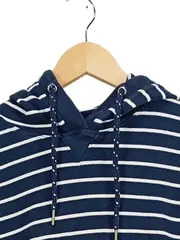 Vorschaubild 2 von EDC Damen Kapuzenpullover gestreift Blau Gr. S Maritim