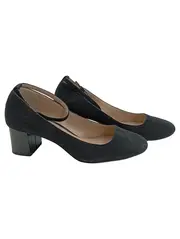 Vorschaubild 1 von Damen Mary Jane Pumps Blockabsatz Gr. 38 Schwarz Elegant