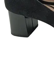 Vorschaubild 3 von Damen Mary Jane Pumps Blockabsatz Gr. 38 Schwarz Elegant