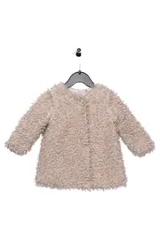 Vorschaubild 1 von Baby Felljacke Beige Gr. 80 Kinder Winterjacke Casual