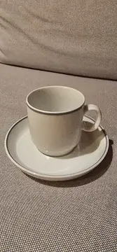 Vorschaubild 2 von Thomas Germany Kaffeetasse mit Untertasse Porzellan Weiß Klassisch
