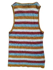 Vorschaubild 2 von Damen Stricktop Gestreift Mehrfarbig Gr. 36/S Casual