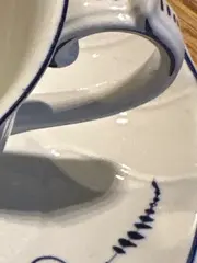 Vorschaubild 3 von Vieux Luxembourg Tasse Untertasse Porzellan Blumen 6cm