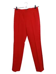 Vorschaubild 1 von Damen Anzughose Business Rot Gr. S Elegant Stoffhose