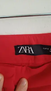 Vorschaubild 4 von Damen Anzughose Business Rot Gr. S Elegant Stoffhose