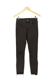 Vorschaubild 1 von Destroyed Jeans Damen Schwarz W27 S Ripped Baumwolle Casual Hose