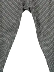 Vorschaubild 3 von Damen Leggings Gr. 38 Oliv Sportlich Strukturmuster