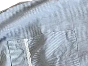 Vorschaubild 9 von Damen Pyjamahose Schlafanzughose Gr. 40 Blau Gestreift Baumwolle