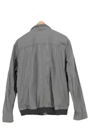 Vorschaubild 2 von Herren Sweatjacke Gr. 50/L Grau Casual Reißverschluss